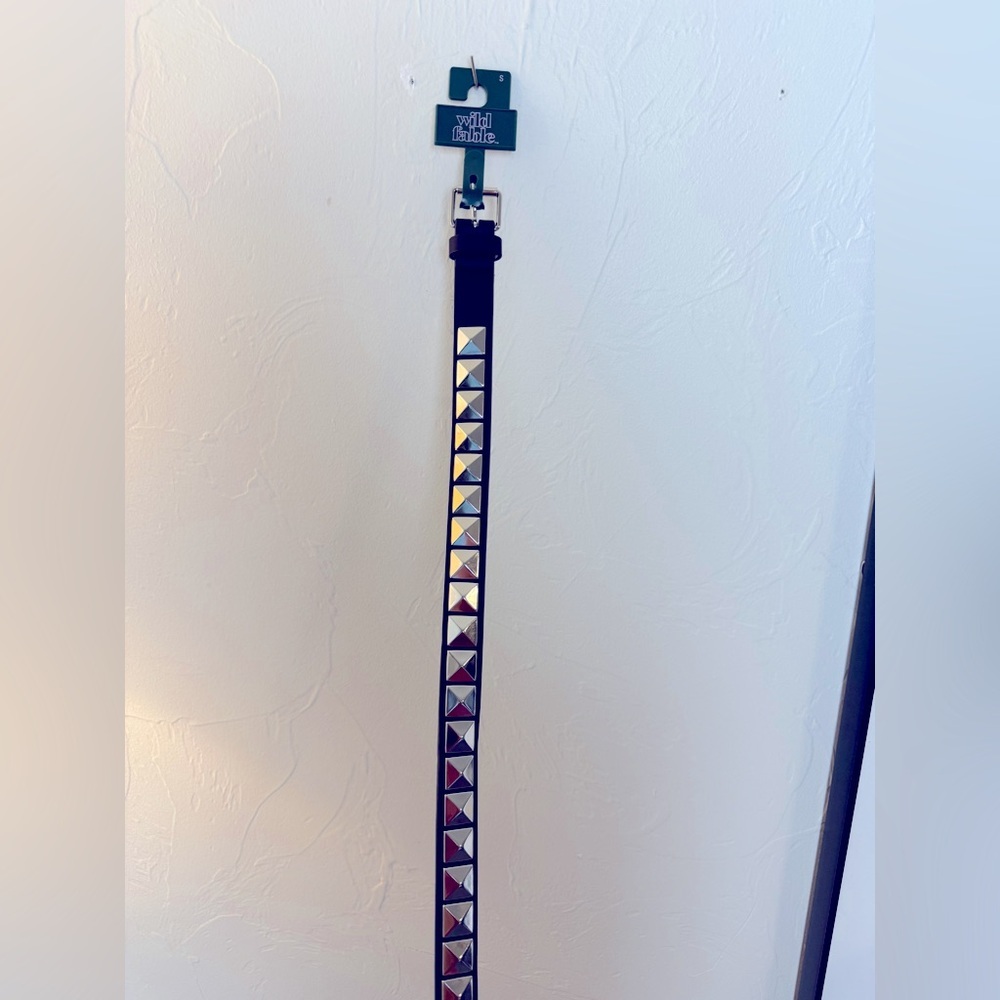 Wild Fable Black Belt with Silver Studs